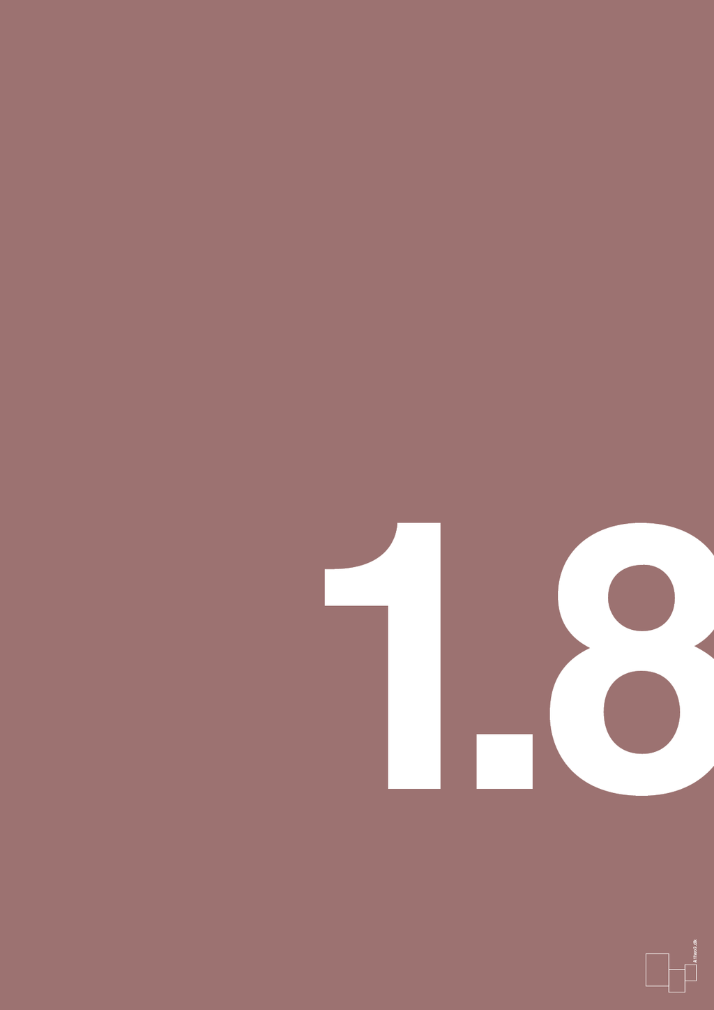 plakat: 18 års fødselsdag - plum-Fødselsdag-A1two3