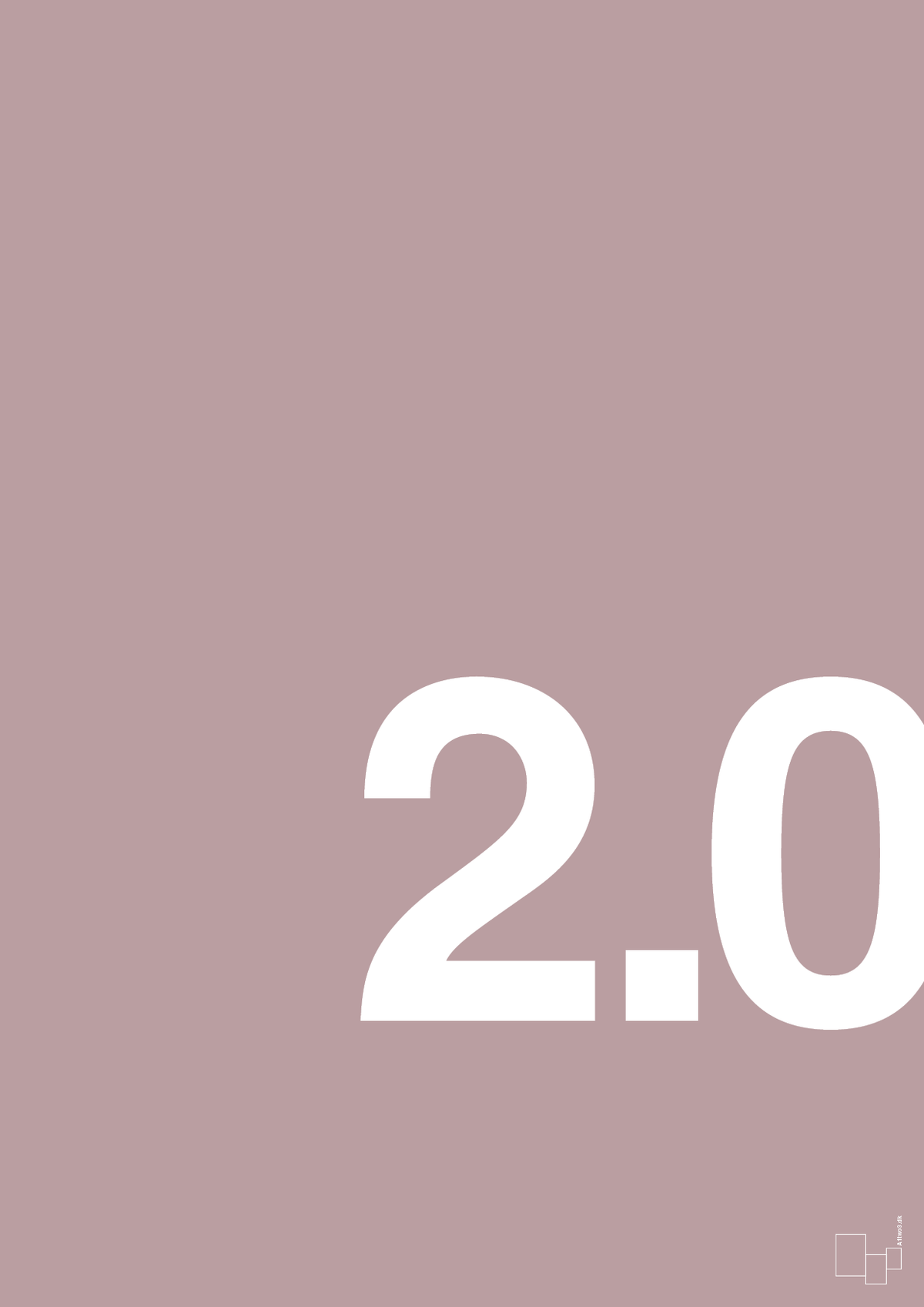 plakat: 20 års fødselsdag - light rose-Fødselsdag-A1two3