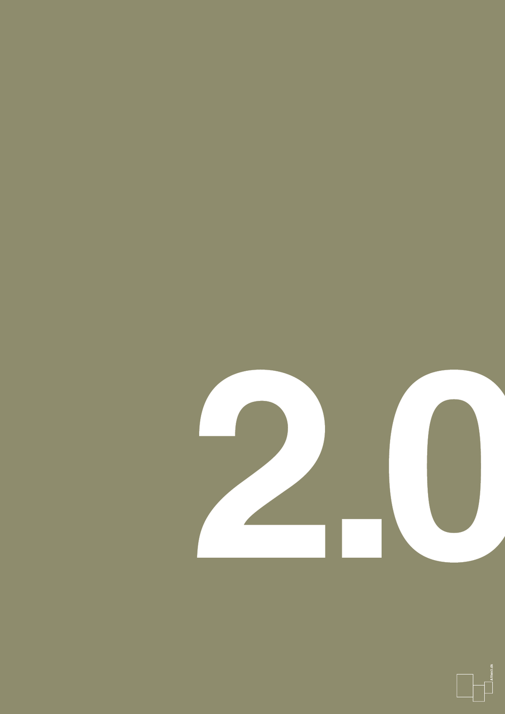 plakat: 20 års fødselsdag - misty forrest-Fødselsdag-A1two3