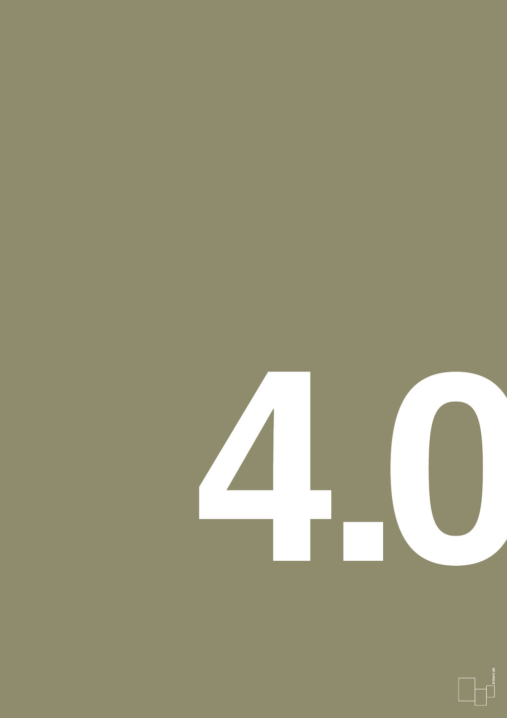 plakat: 40 års fødselsdag - misty forrest-Fødselsdag-A1two3