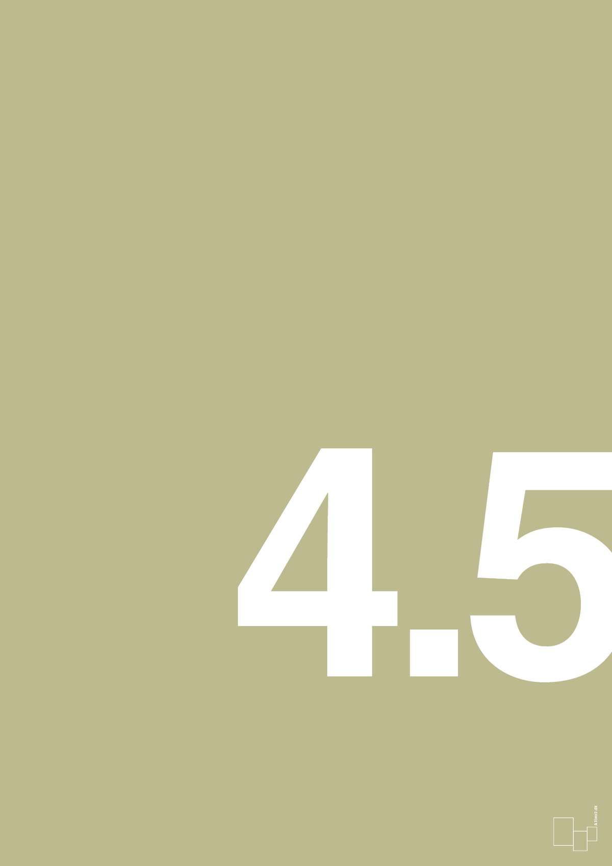 plakat: 45 års fødselsdag - back to nature-Fødselsdag-A1two3