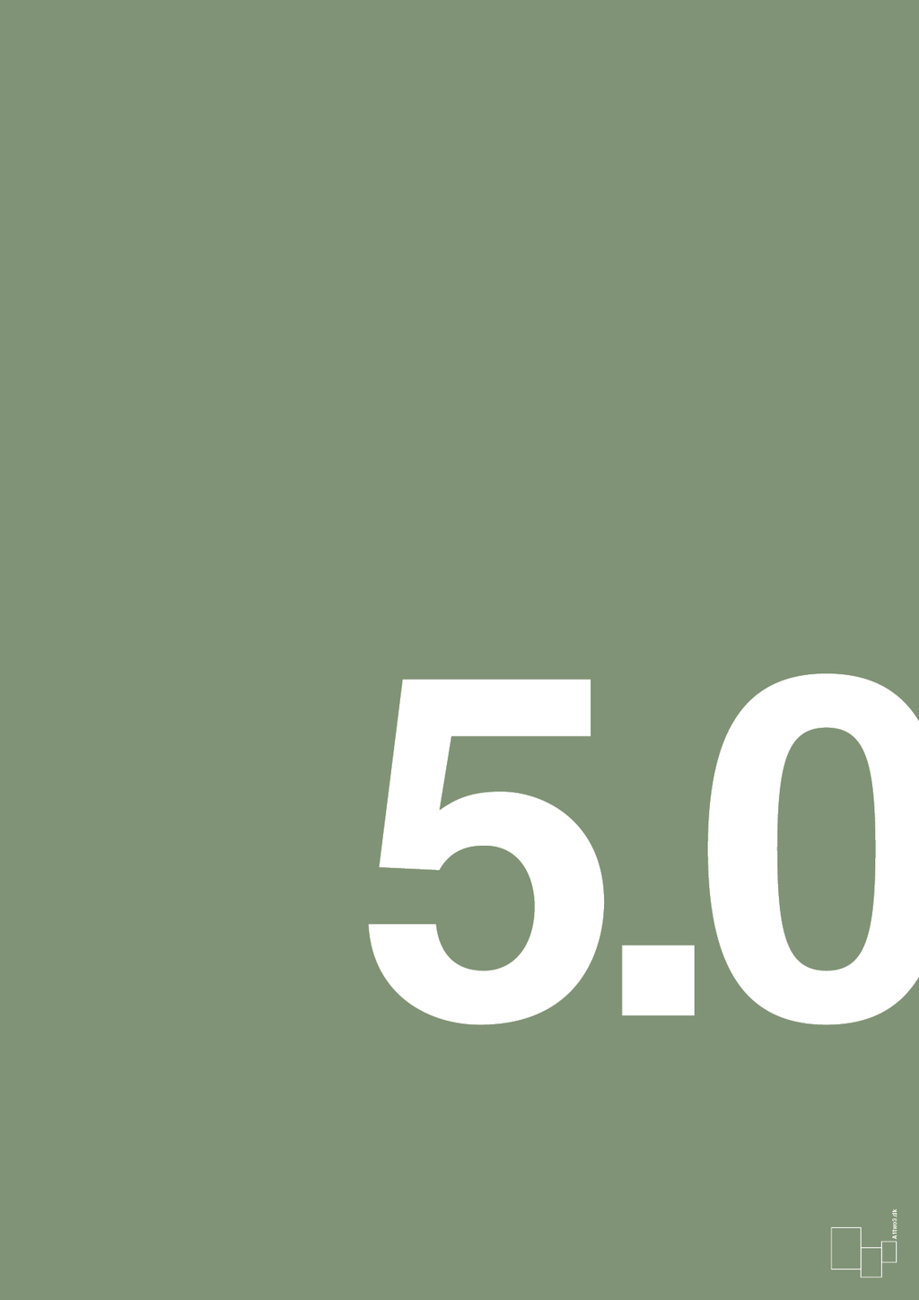 plakat: 50 års fødselsdag - jade-Fødselsdag-A1two3