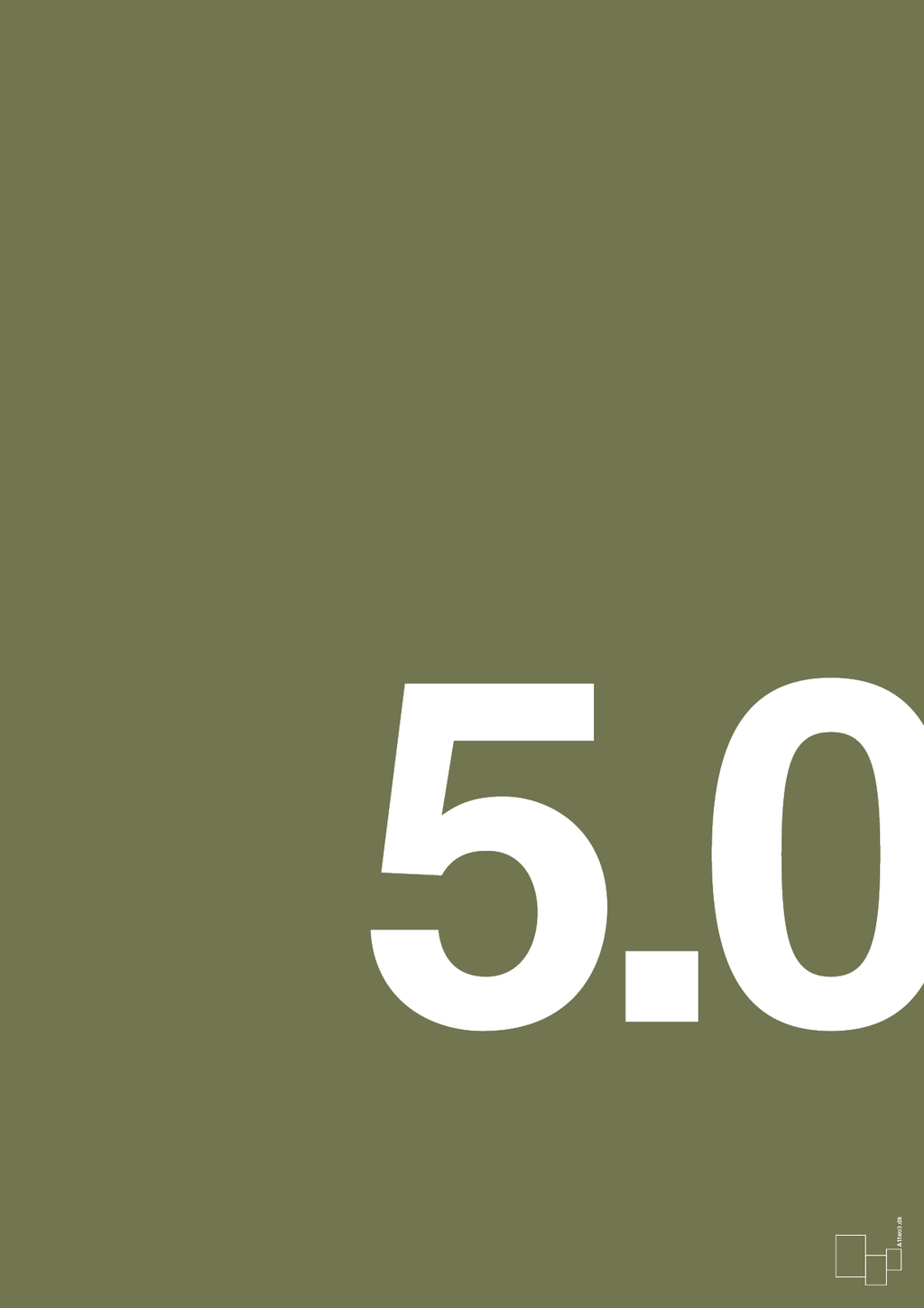 plakat: 50 års fødselsdag - secret meadow-Fødselsdag-A1two3