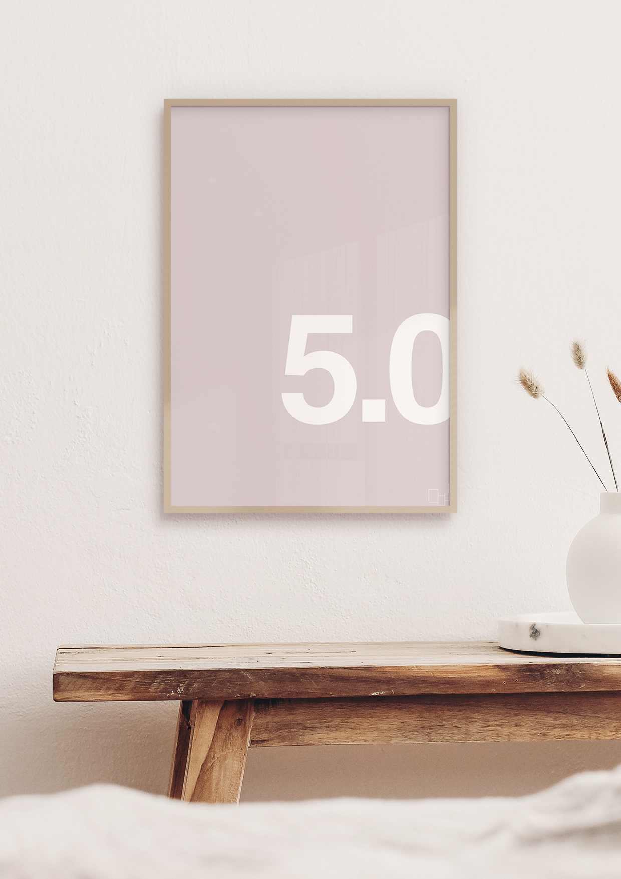 plakat: 50 års fødselsdag - graphic charcoal-Fødselsdag-A1two3