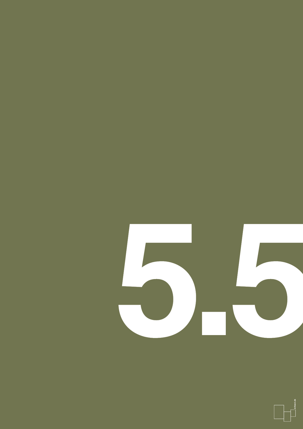 plakat: 55 års fødselsdag - secret meadow-Fødselsdag-A1two3
