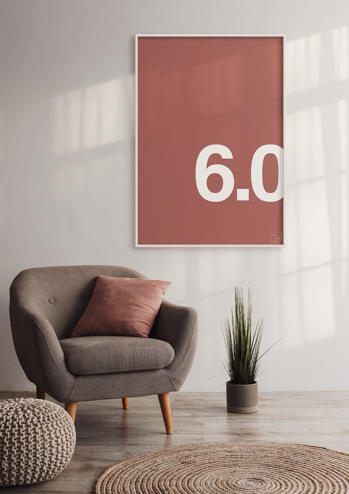 plakat: 60 års fødselsdag - light drizzle-Fødselsdag-A1two3