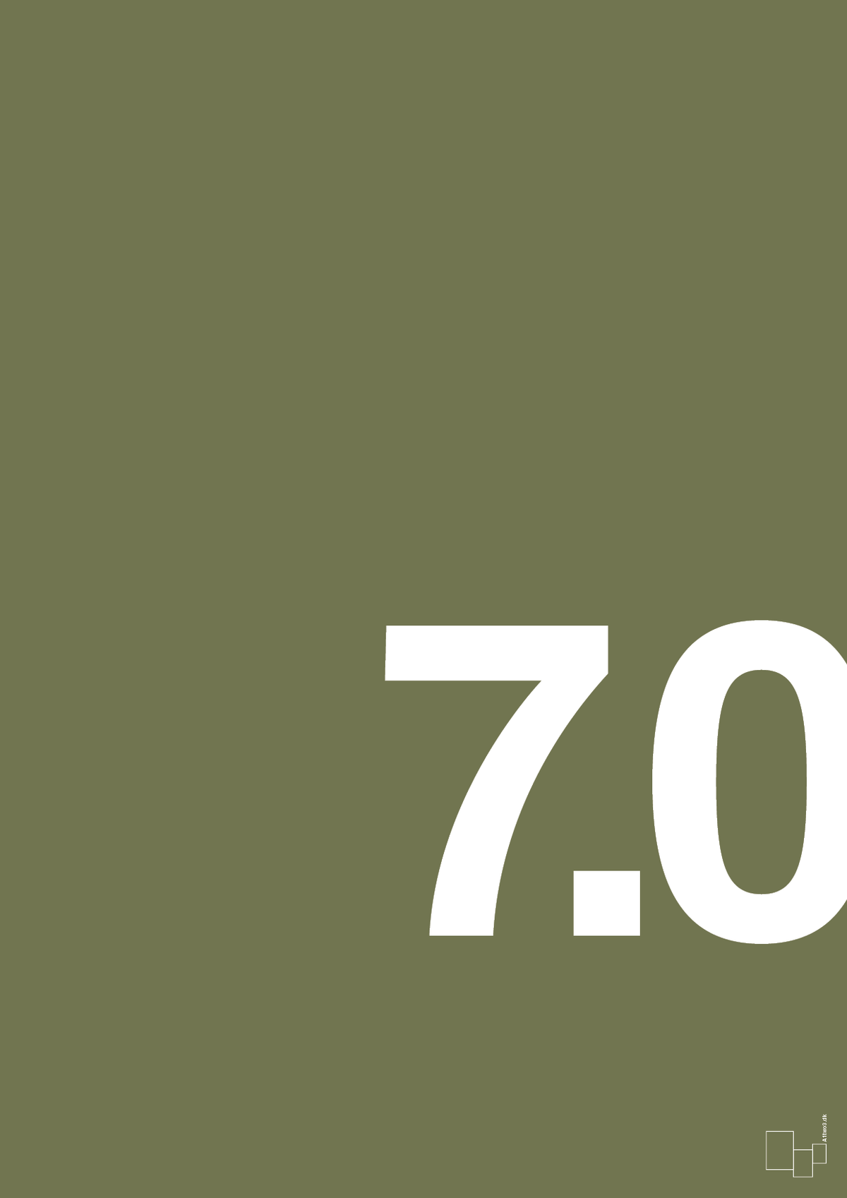 plakat: 70 års fødselsdag - secret meadow-Fødselsdag-A1two3