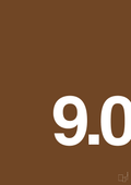 plakat: 90 års fødselsdag - dark brown-Fødselsdag-A1two3
