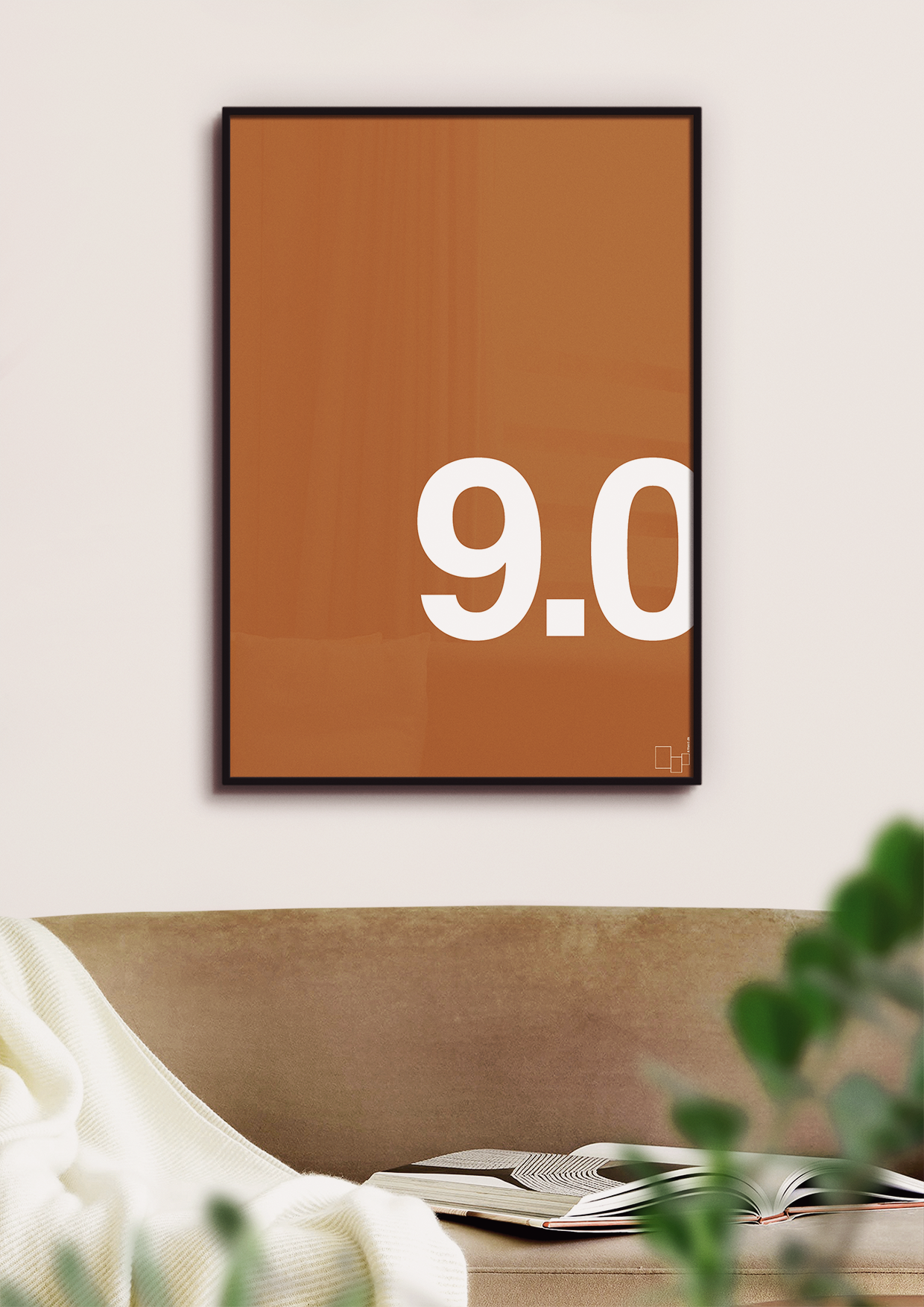 plakat: 90 års fødselsdag - graphic charcoal-Fødselsdag-A1two3