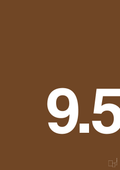 plakat: 95 års fødselsdag - dark brown-Fødselsdag-A1two3