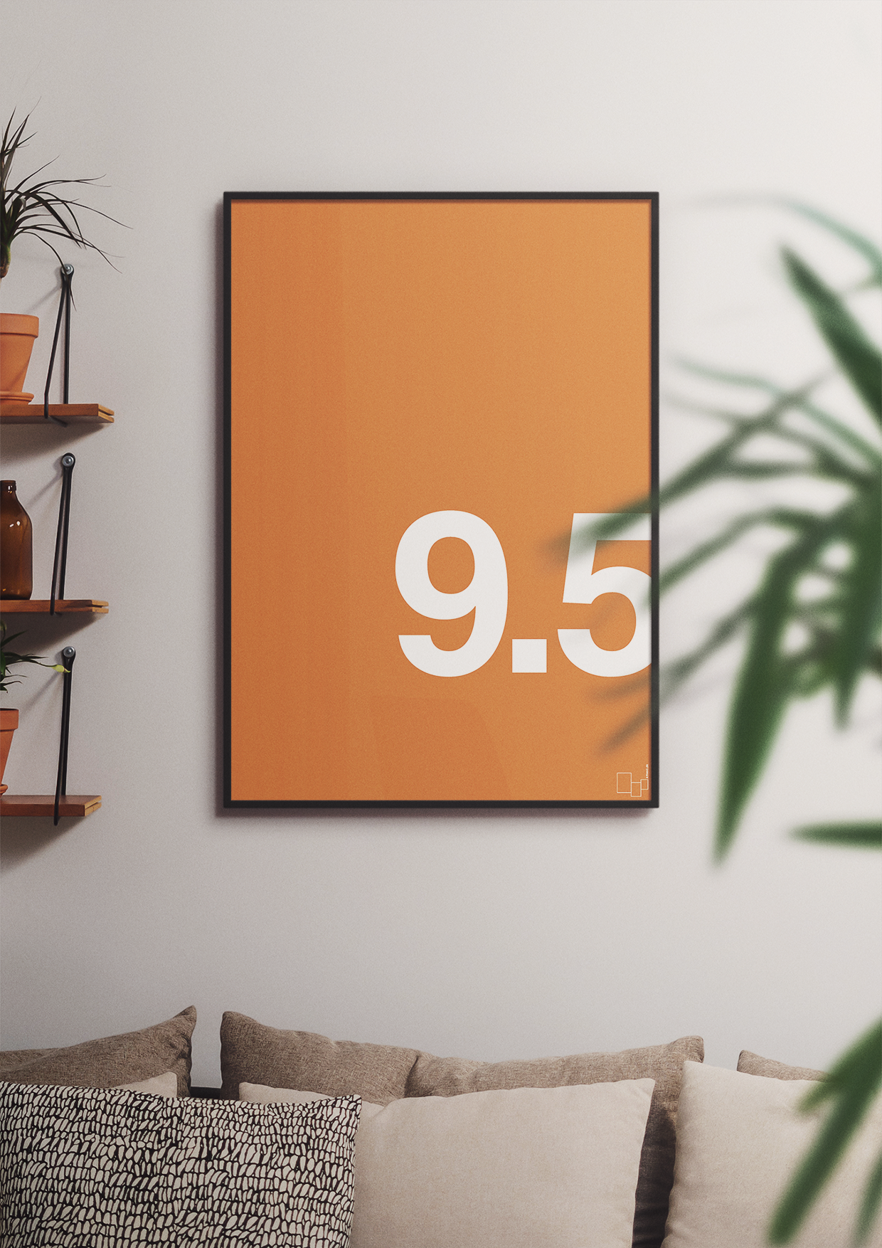 plakat: 95 års fødselsdag - bubble shell-Fødselsdag-A1two3