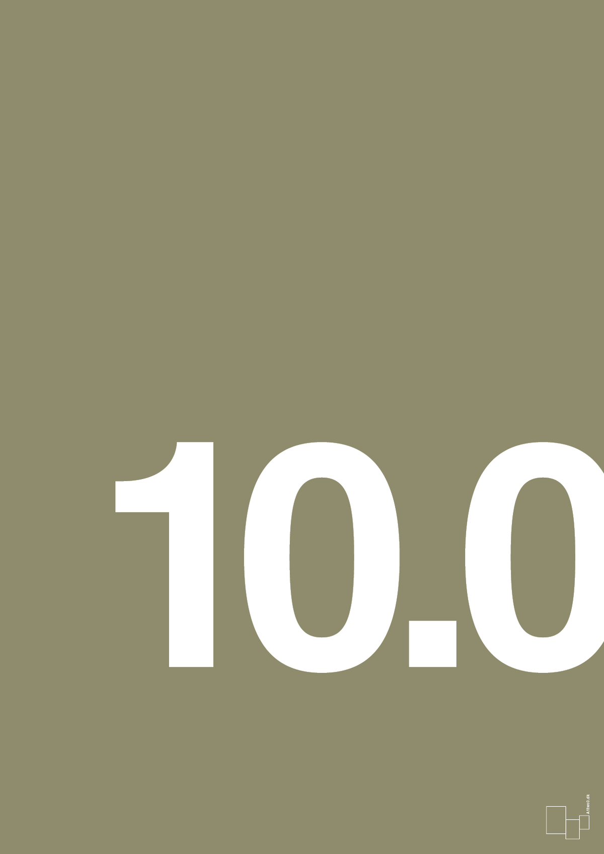 plakat: 100 års fødselsdag - misty forrest-Fødselsdag-A1two3