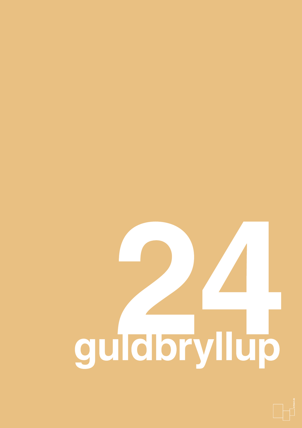 plakat: guldbryllup - charismatic-Bryllup-A1two3