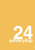 plakat: sølvbryllup - honeycomb-Bryllup-A1two3
