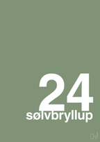 plakat: sølvbryllup - jade-Bryllup-A1two3