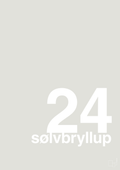 plakat: sølvbryllup - painters white-Bryllup-A1two3