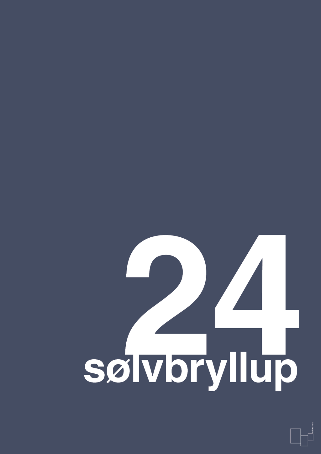 Sølvbryllup - petrol-Bryllup-A1two3