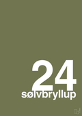 plakat: sølvbryllup - secret meadow-Bryllup-A1two3