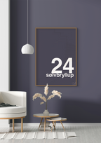 plakat: sølvbryllup - rumba orange-Bryllup-A1two3