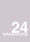 plakat: kobberbryllup - dusty lilac-Bryllup-A1two3