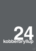 plakat: kobberbryllup - graphic charcoal-Bryllup-A1two3