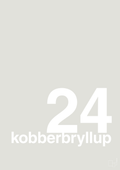 plakat: kobberbryllup - painters white-Bryllup-A1two3