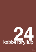 plakat: kobberbryllup - red pepper-Bryllup-A1two3
