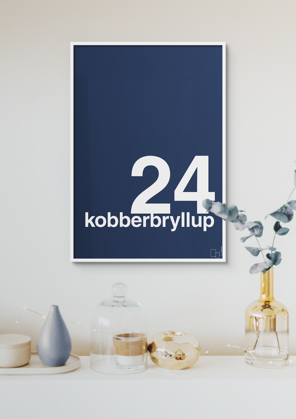 plakat: kobberbryllup - rumba orange-Bryllup-A1two3