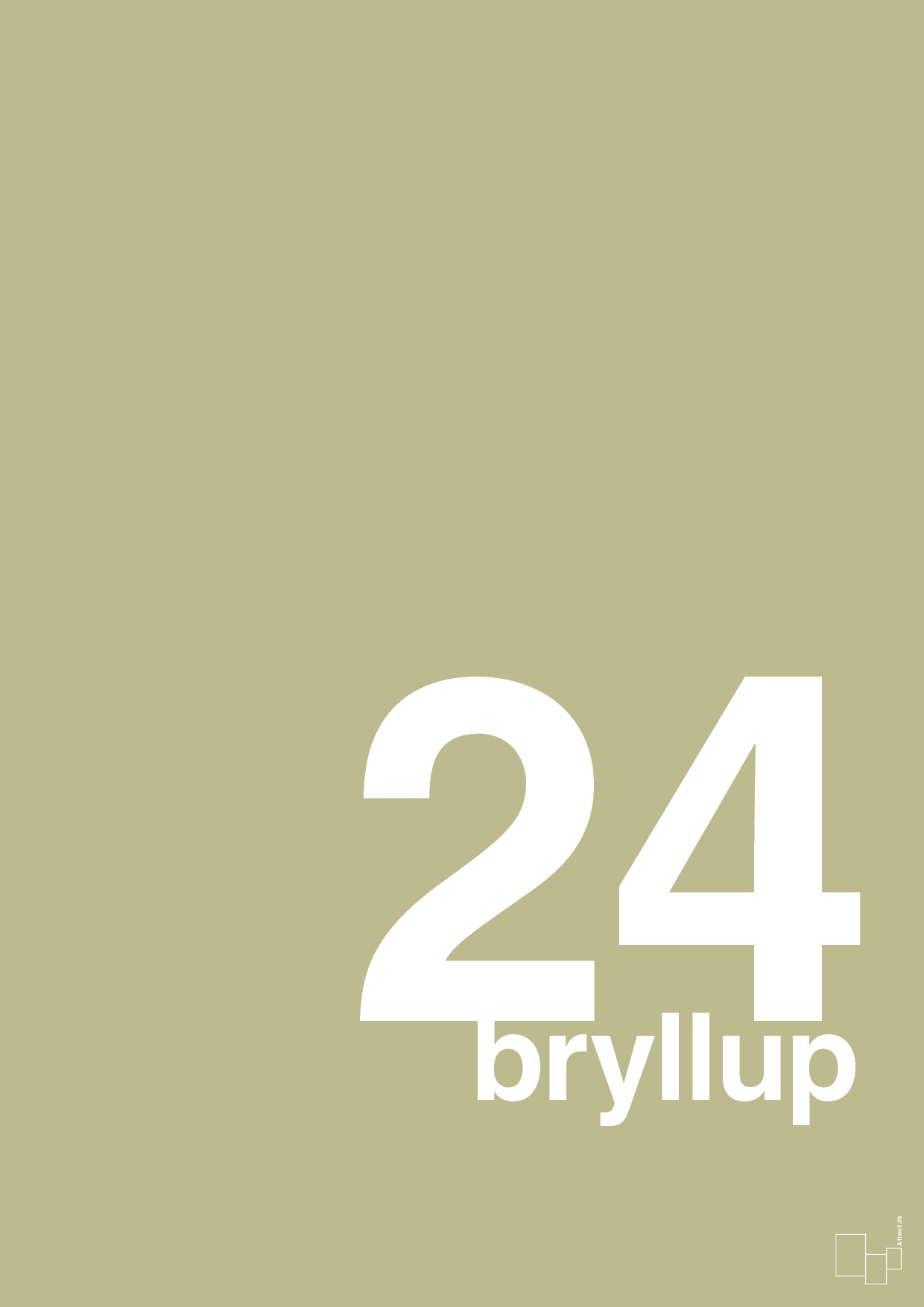 plakat: bryllup - back to nature-Bryllup-A1two3