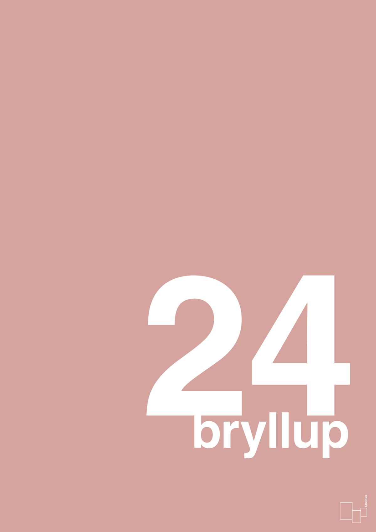plakat: bryllup - bubble shell-Bryllup-A1two3