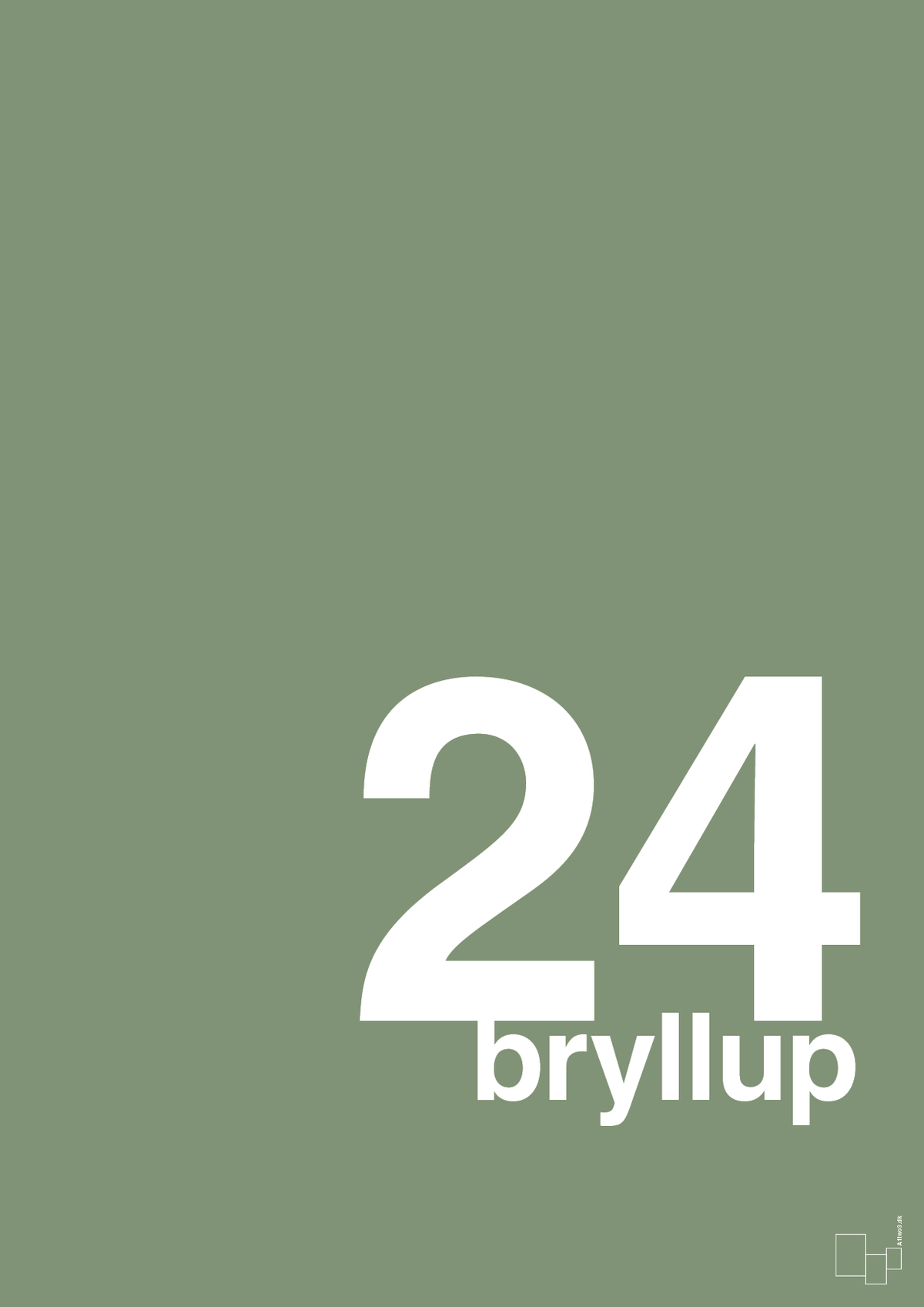 plakat: bryllup - jade-Bryllup-A1two3