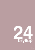 plakat: bryllup - light rose-Bryllup-A1two3