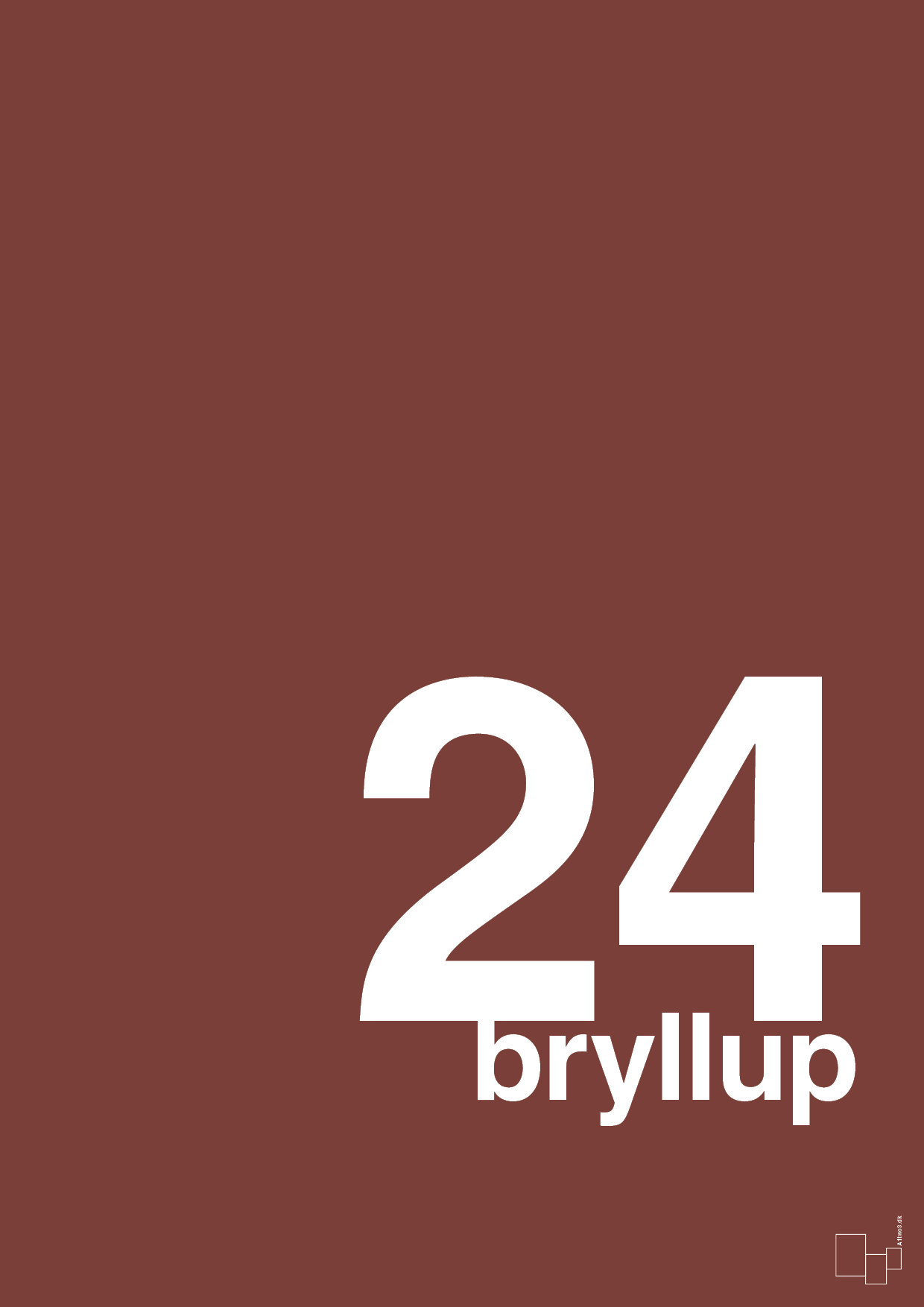 plakat: bryllup - red pepper-Bryllup-A1two3
