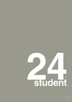 plakat: student 2024 - battleship gray-Student-A1two3