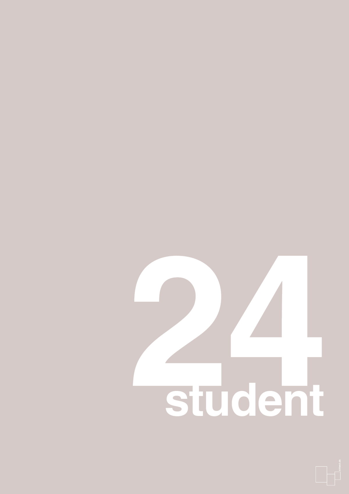 plakat: student 2024 - broken beige-Student-A1two3