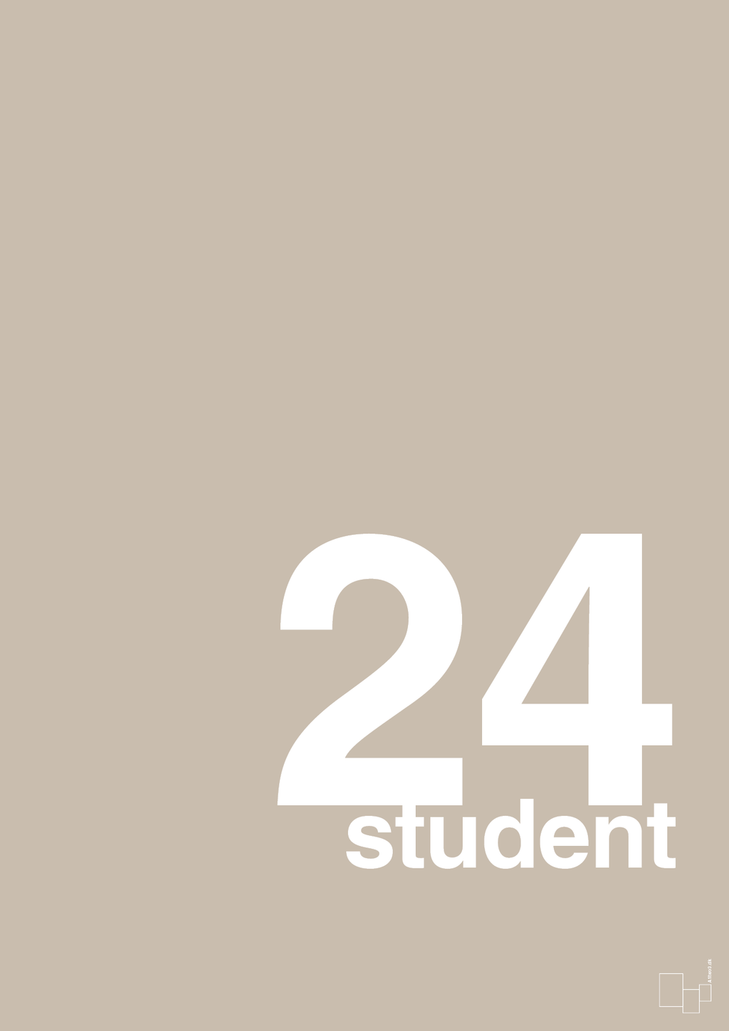 plakat: student 2024 - creamy mushroom-Student-A1two3