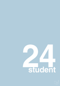 plakat: student 2024 - heavenly blue-Student-A1two3
