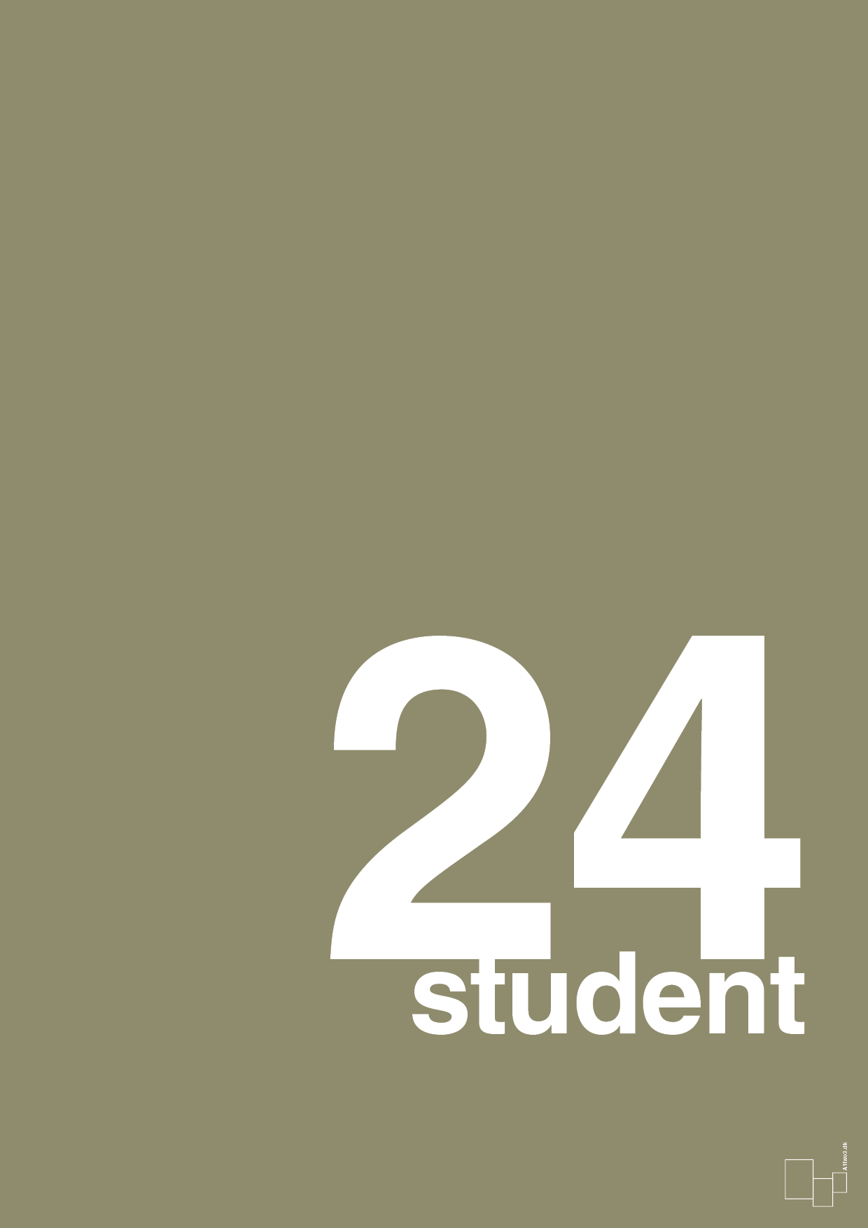 plakat: student 2024 - misty forrest-Student-A1two3