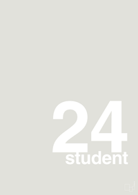 plakat: student 2024