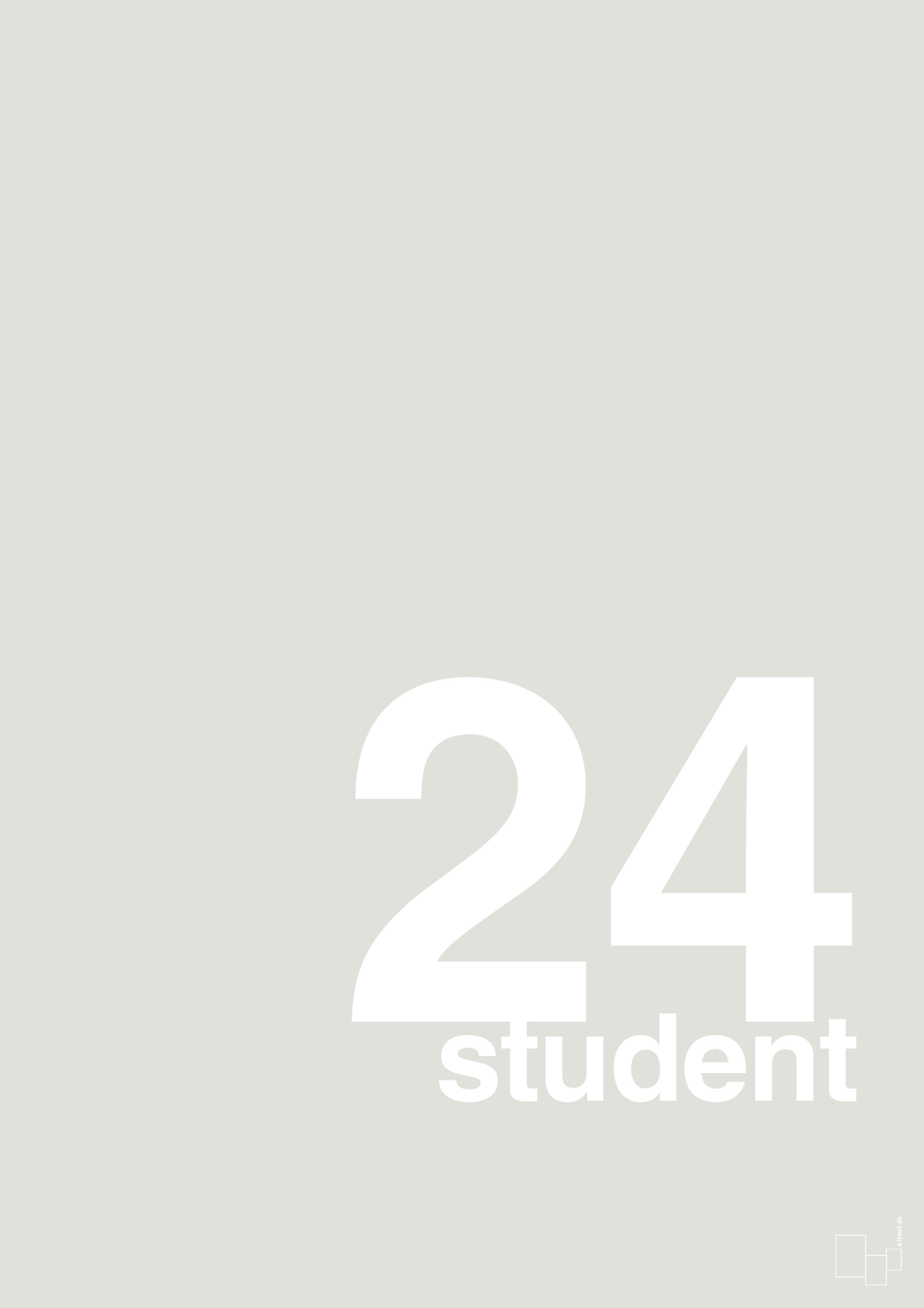 plakat: student 2024 - painters white-Student-A1two3