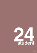 plakat: student 2024 - plum-Student-A1two3
