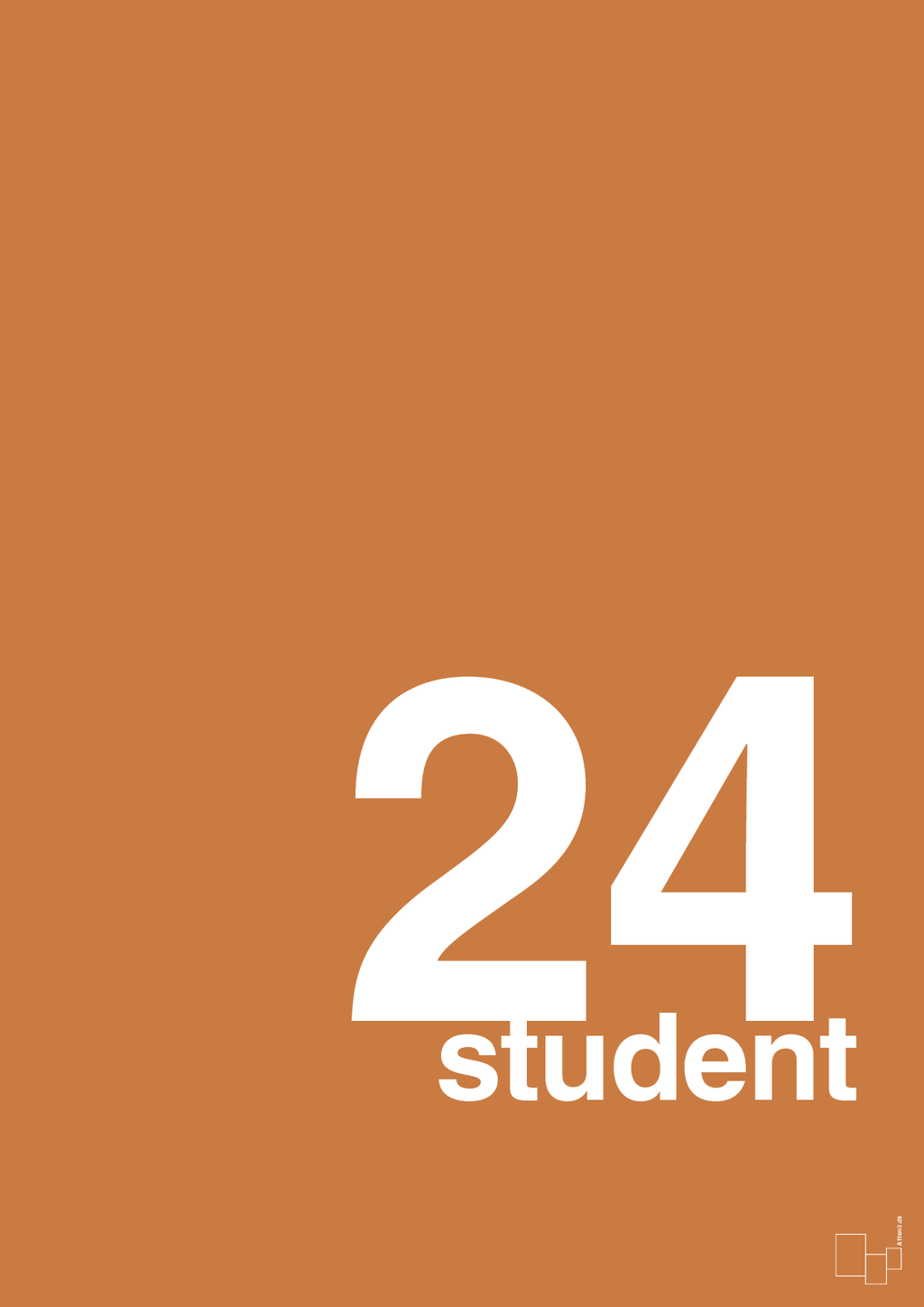 plakat: student 2024 - rumba orange-Student-A1two3