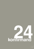 plakat: konfirmand 2024 - battleship gray-Konfirmand-A1two3