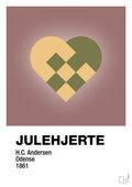 plakat: julepynt julehjerte - plum-Jul-A1two3