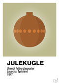plakat: julepynt julekugle - back to nature-Jul-A1two3