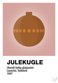plakat: julepynt julekugle - bubble shell-Jul-A1two3