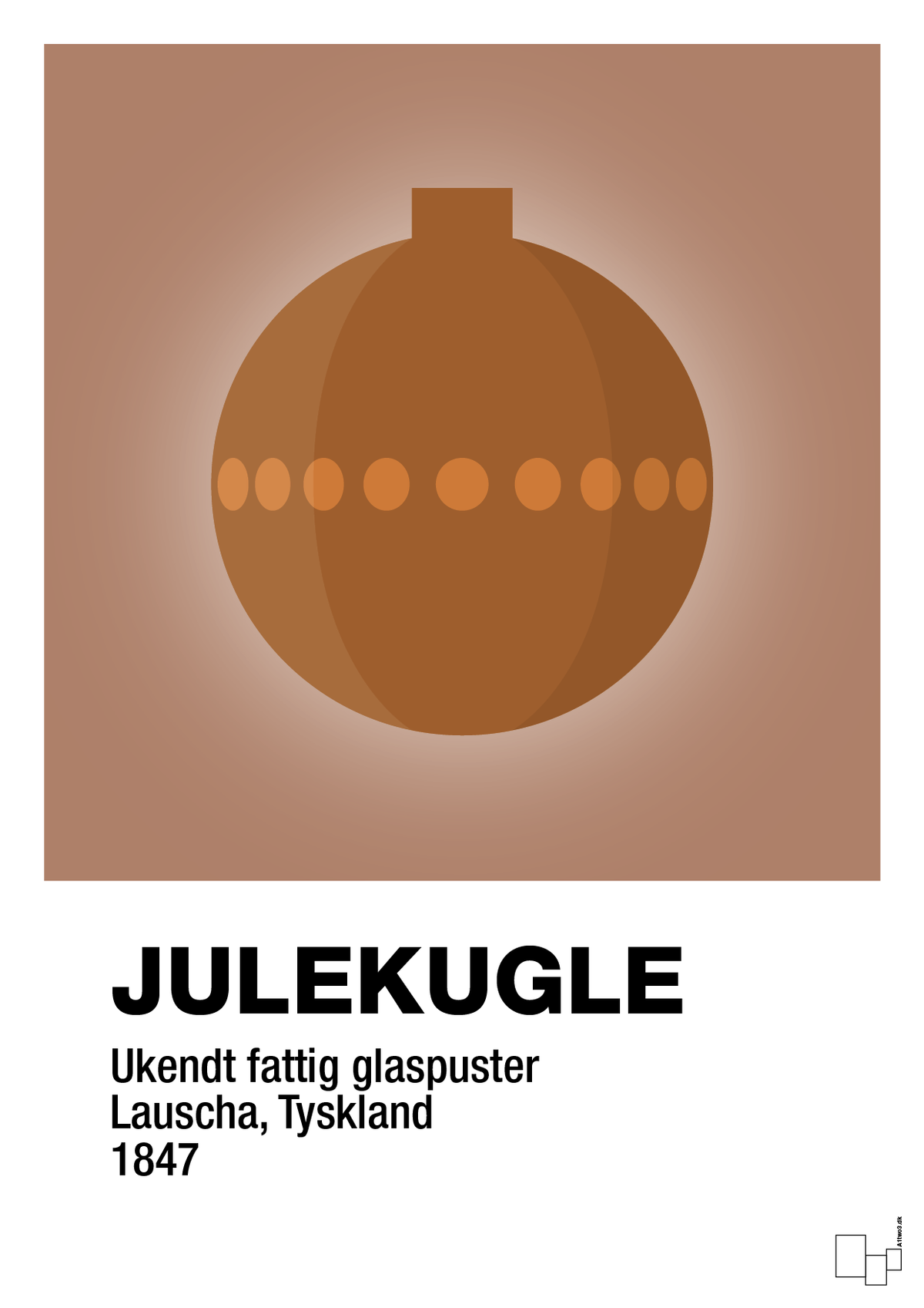plakat: julepynt julekugle - cider spice-Jul-A1two3