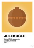 plakat: julepynt julekugle - honeycomb-Jul-A1two3