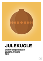 plakat: julepynt julekugle - honeycomb-Jul-A1two3