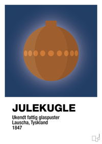 plakat: julepynt julekugle